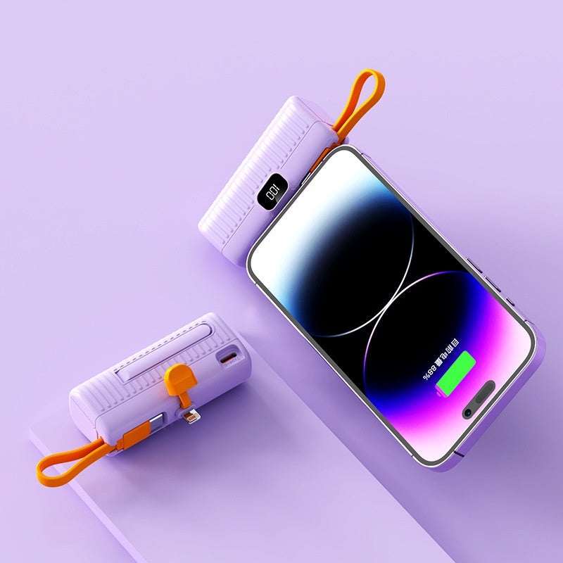 Mini Capsule Power Bank – USB-C or Lightning | Ultra-Portable Emergency Charger