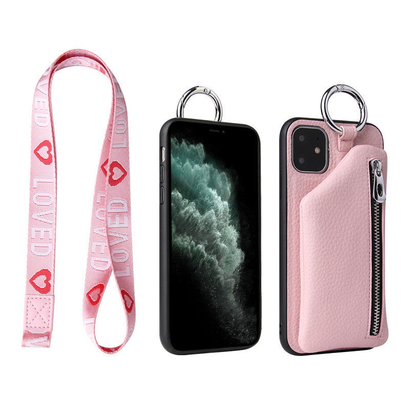 Crossbody Phone Case Wallet | PU Leather Strap & Coin Purse