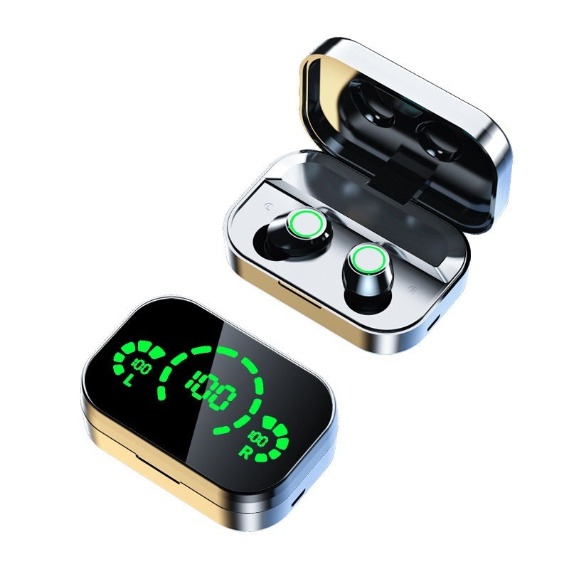 YD03 Wireless Bluetooth-compatible Headset TWS Large Screen Smart Digital Display In Ear Breathing Light - JEFF's Favorite Picks