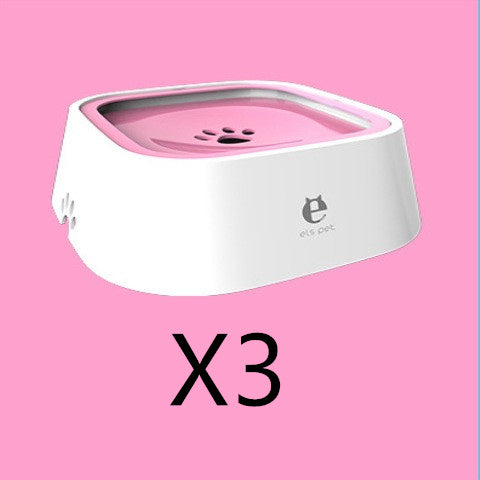 1.5L Floating Pet Water Bowl – No-Spill Slow Feeder for Cats & Dogs – grooming kit