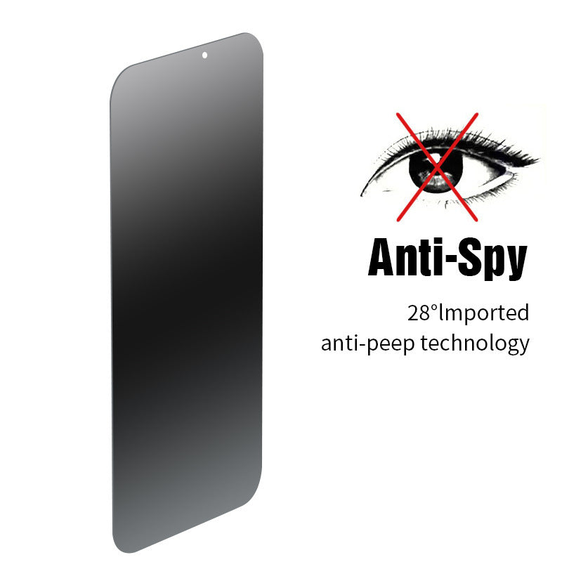 Anti-Peep Tempered Glass iPhone Screen Protector – Privacy + HD Clarity