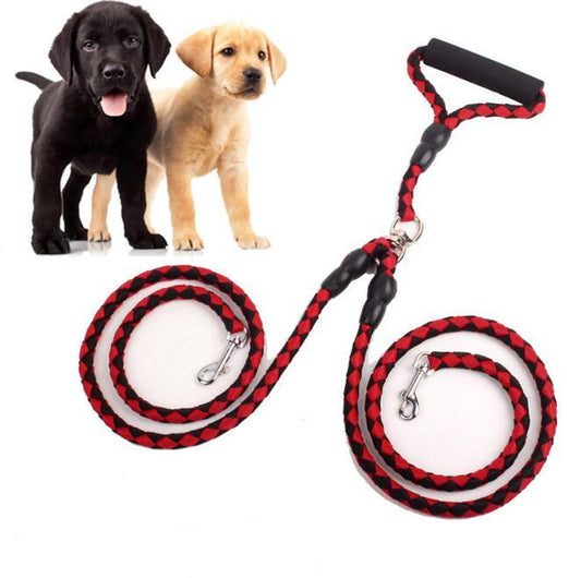 Heavy Duty Reflective Dog Leash – Climbing Rope, Padded Handle (1.3m / 1.4m) – grooming kit
