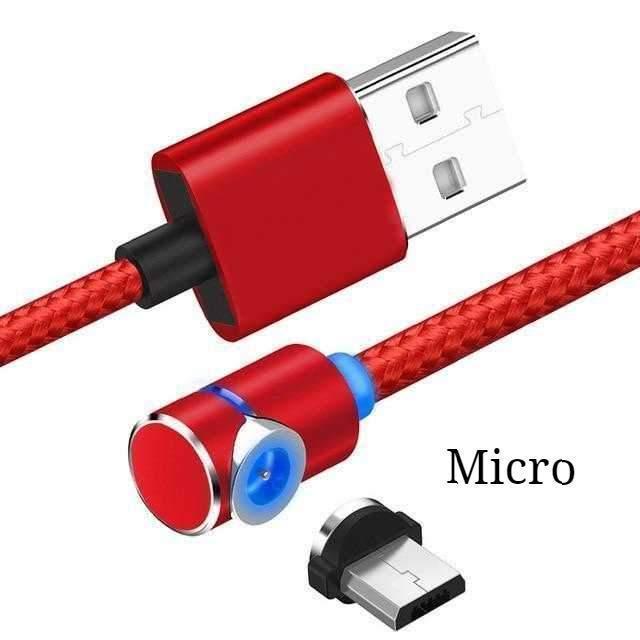 360° Magnetic Charging Cable – Fast Charge with LED for iPhone, Android & Type-C – car-accessory