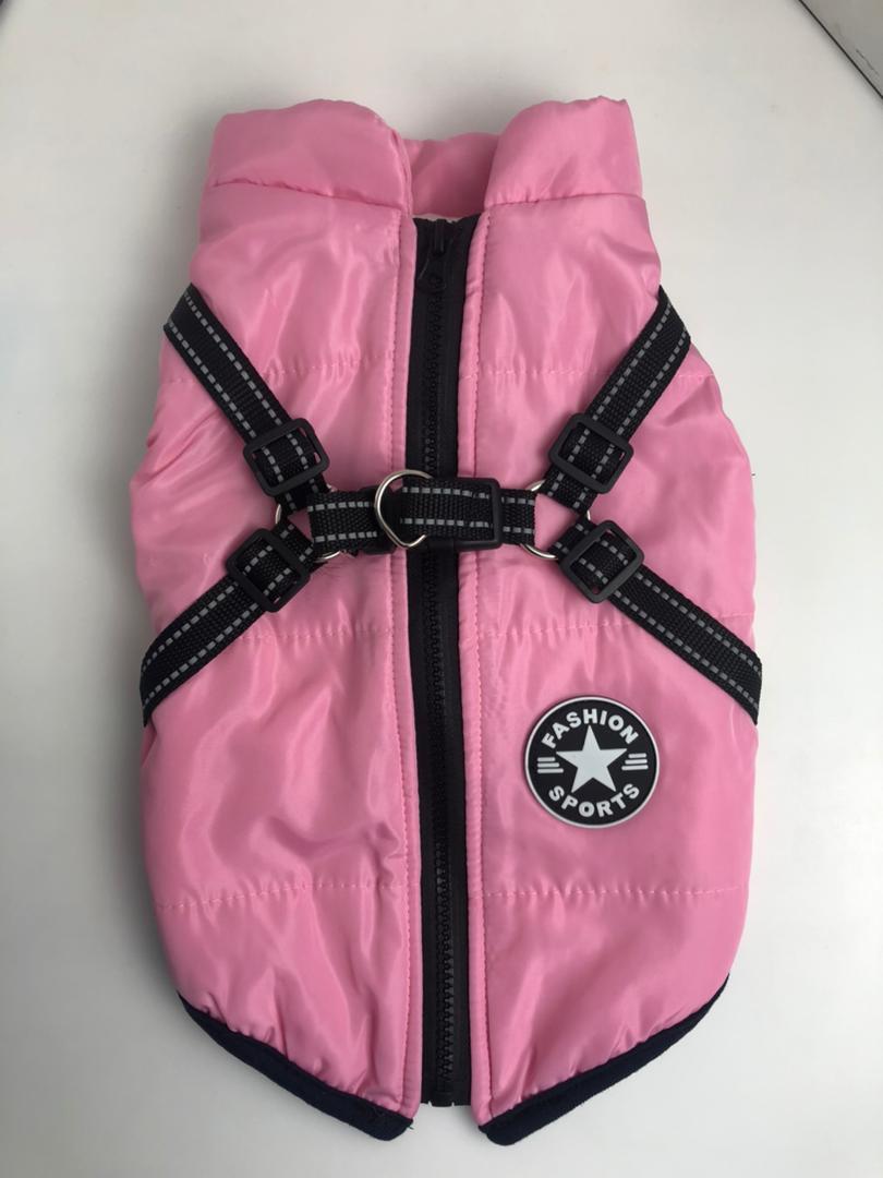 Waterproof Cotton Dog Harness Vest – Stylish Chest Strap (S–2XL)