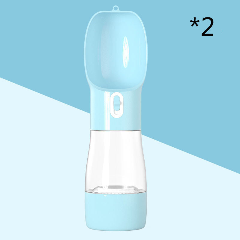2-in-1 Pet Water Bottle & Food Dispenser – Leakproof Travel Bottle for Dogs & Cats – grooming kit