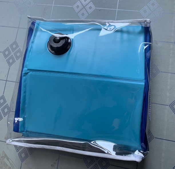 Durable Foldable Dog Swimming Pool – Portable Non-Slip Pet Bath & Kiddie Pool