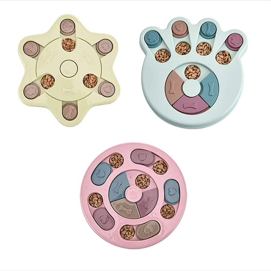 Interactive Puzzle Feeder Bowl – Slow Eating for Dogs & Cats