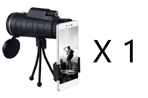 40x60 Monocular Telescope with Tripod & Phone Clip – Outdoor Spotting Scope for iPhone – tech-gadget