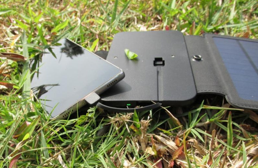 7W Folding Solar Charger – Portable USB Solar Panel for Camping & Emergency Use – power-bank