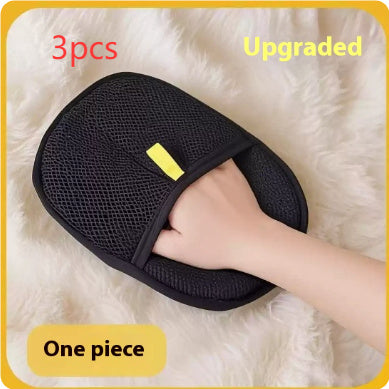 Dual-Sided Pet Grooming Glove – Mess-Free Deshedding for Cats & Dogs
