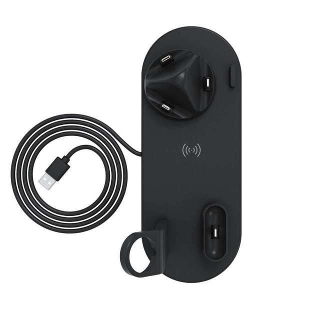 3-in-1 Wireless Charging Dock – Phone, Watch & Earbuds Stand – power-bank