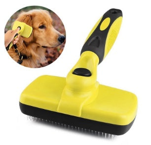 Self-Cleaning Pet Grooming Brush – Deshedding Tool for Dogs & Cats – grooming kit