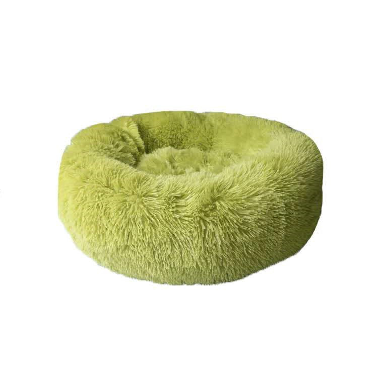 Fluffy Round Pet Bed – Plush Donut Bed for Dogs & Cats of All Sizes