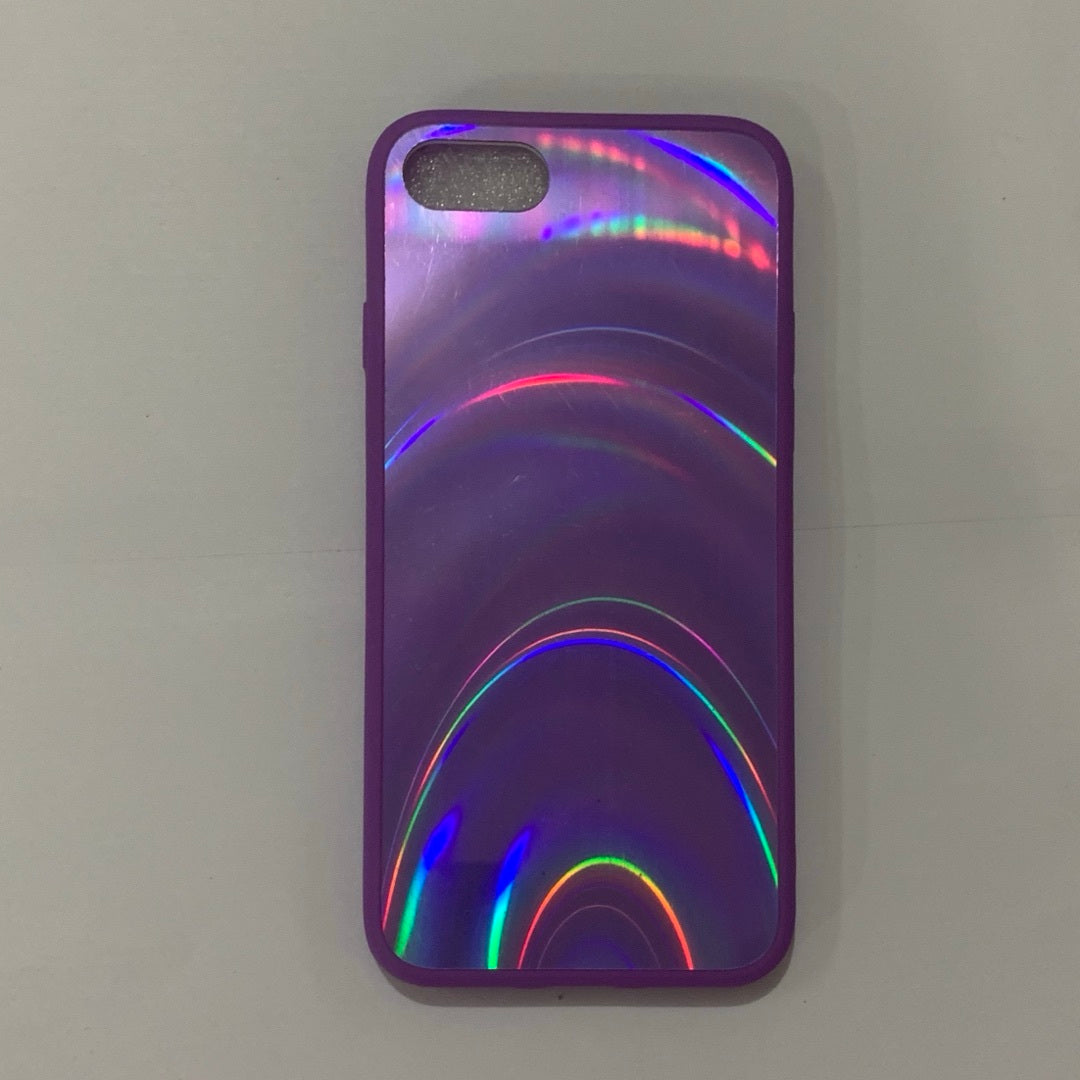 3D Rainbow Glitter Gradient Phone Case – Sparkly Soft Edge Full Cover – phone-case