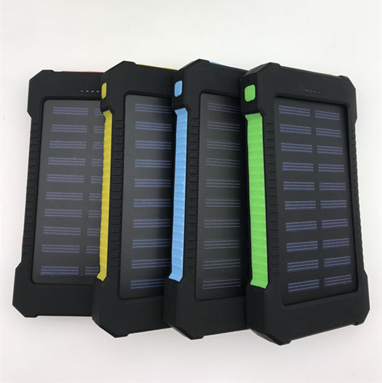 8000mAh Solar Power Bank with LED Light & Compass – Waterproof Outdoor Charger – car-accessory