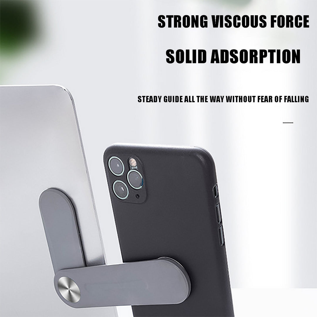 Flexible Lazy Phone Bracket – Compact Nylon + Fiber Stand for Desktop Use