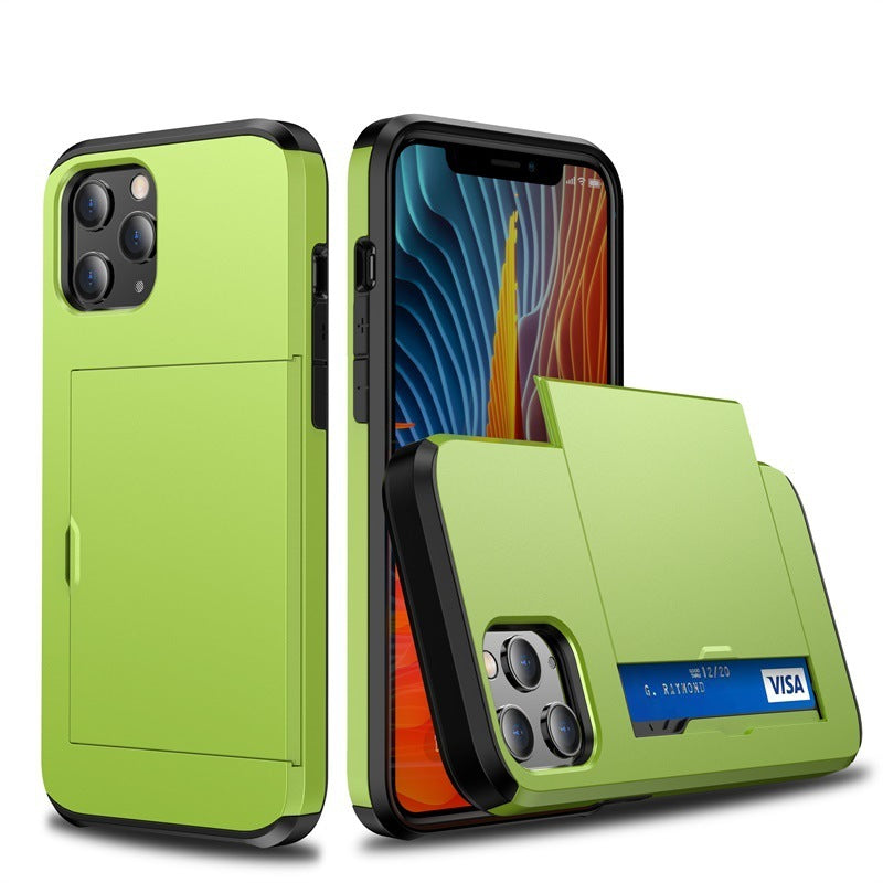 SGP Sliding Card Holder Phone Case – Dual Layer Protection + Wallet Function