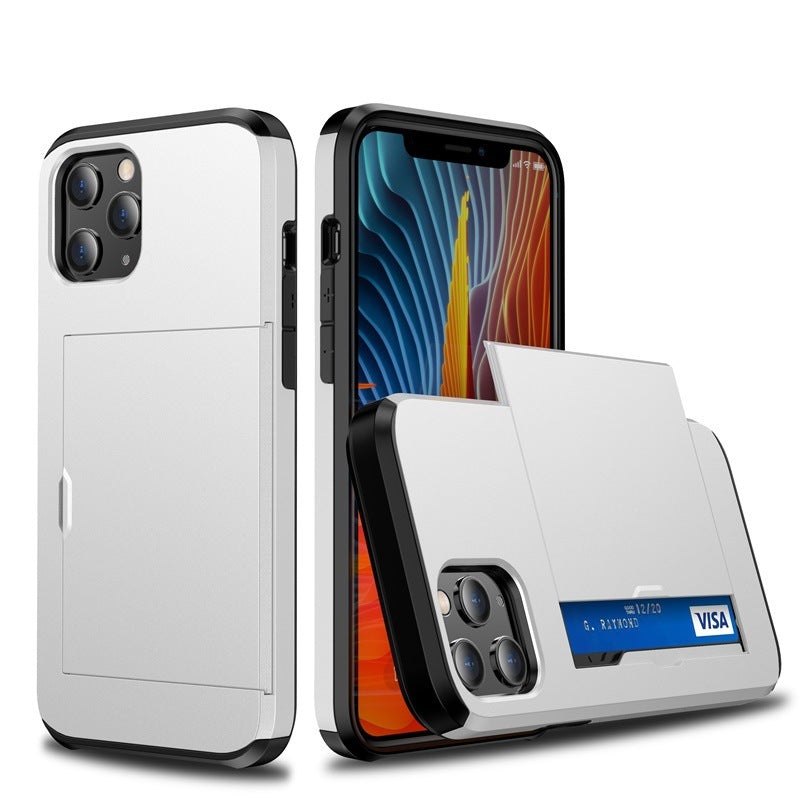 SGP Sliding Card Holder Phone Case – Dual Layer Protection + Wallet Function