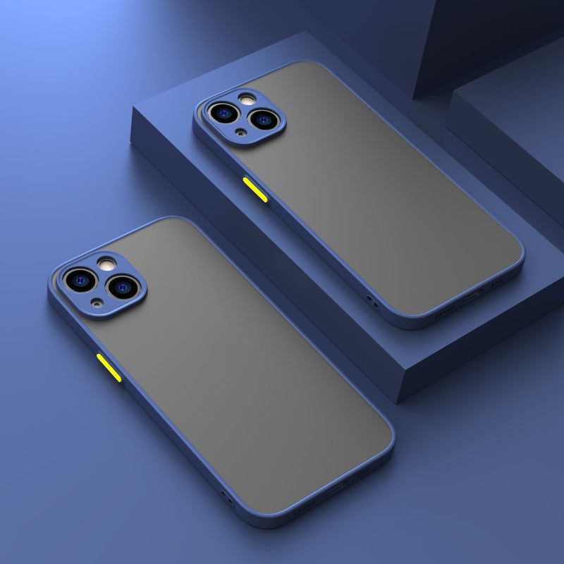 Solid Color TPU iPhone Case – Slim Minimalist Shockproof Back Cover