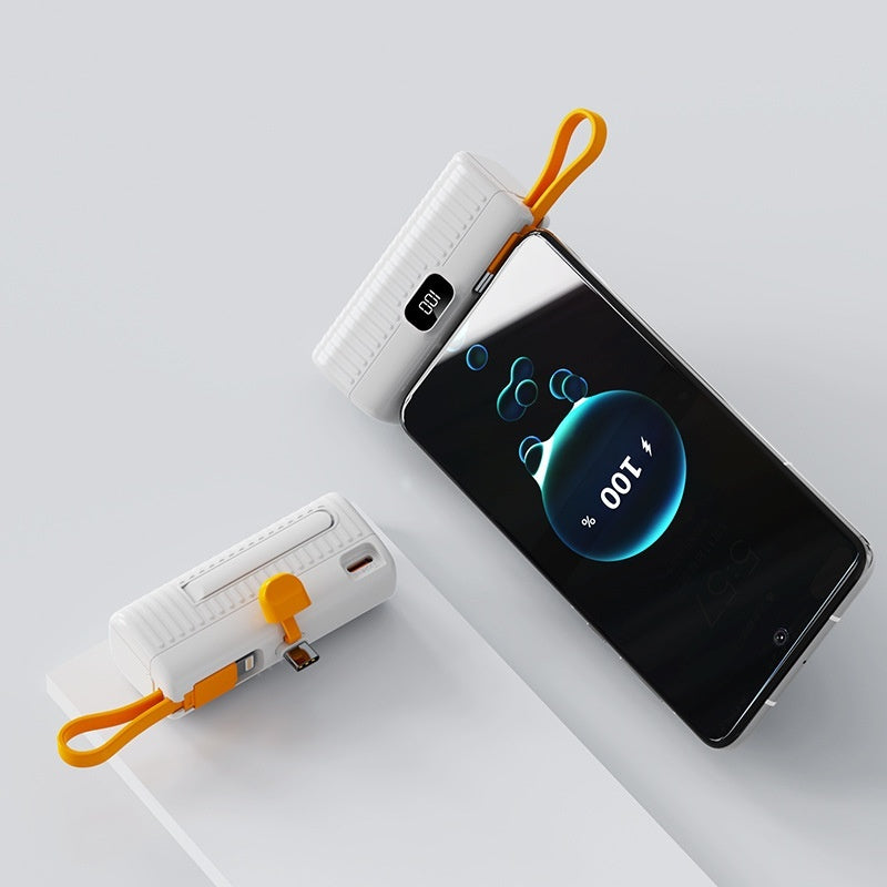 Mini Capsule Power Bank – USB-C or Lightning | Ultra-Portable Emergency Charger