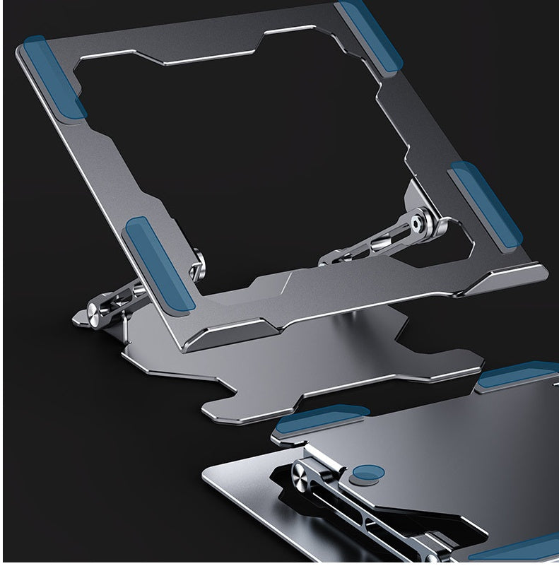 Adjustable Ergonomic Aluminum Laptop Stand – Foldable & Portable up to 15” – phone-stand