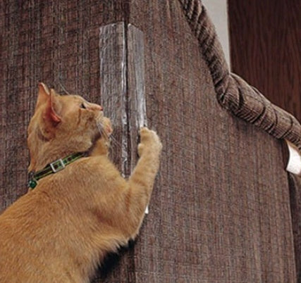 Transparent Anti-Scratch Sofa Protector – PVC Film for Cats & Pets