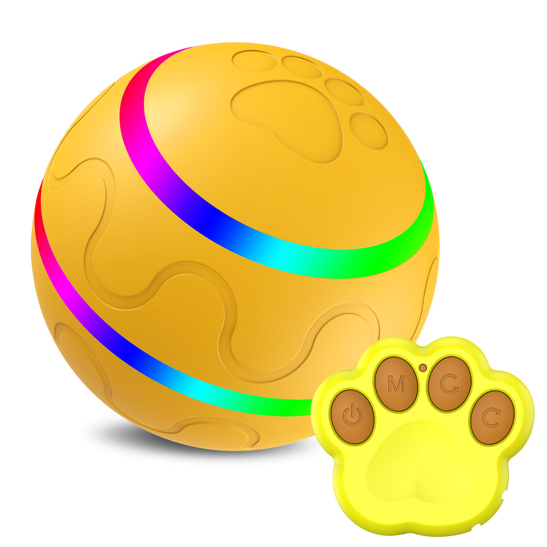 Interactive Smart Rolling Cat Ball Toy – USB Rechargeable | Auto Movement & Remote Control