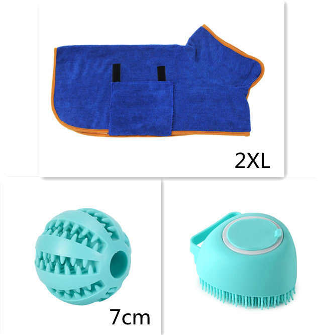 Silicone Pet Bath & Massage Brush – Gentle Grooming Tool with Shampoo Dispenser