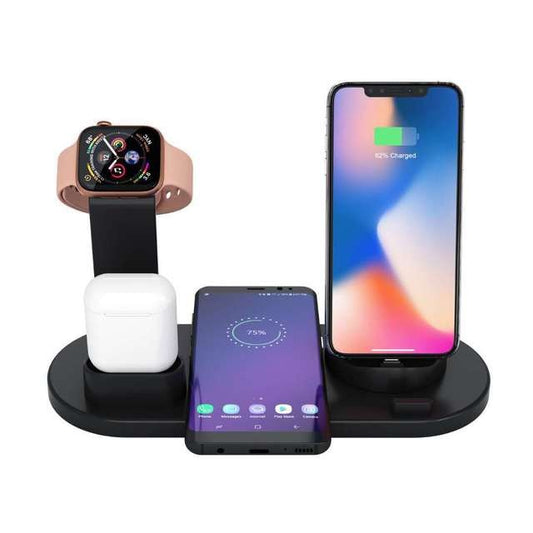 3-in-1 Wireless Charging Dock – Phone, Watch & Earbuds Stand – power-bank