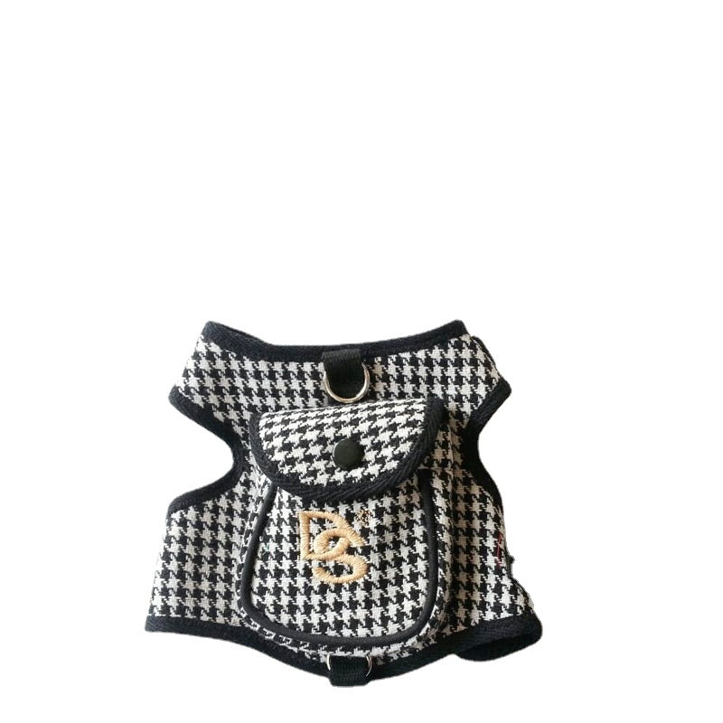 Korean-Style Cotton Dog Vest – Breathable Pet Outfit for Small & Medium Dogs