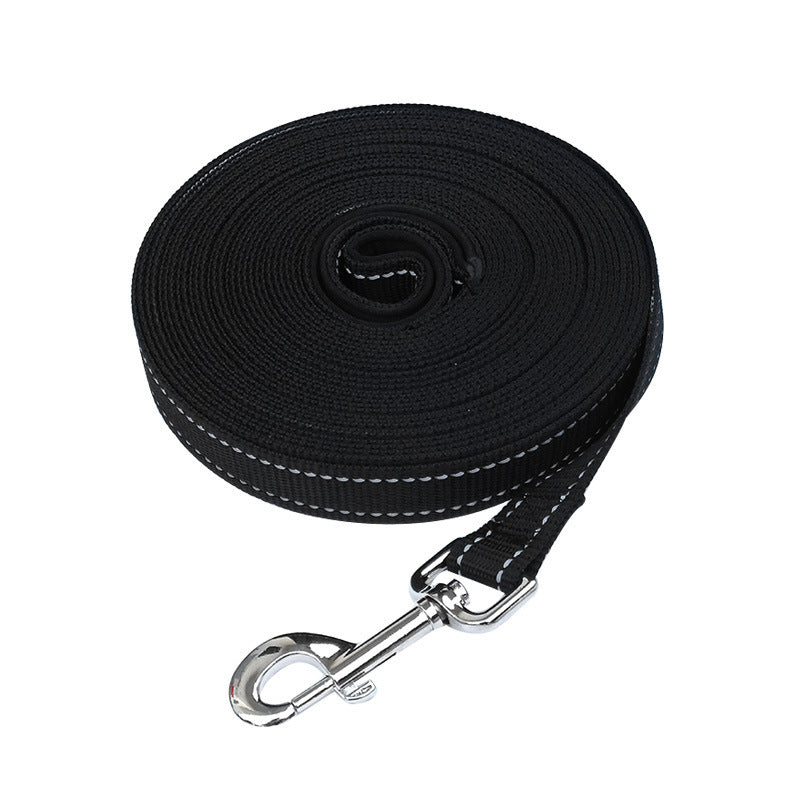Long Distance Nylon Dog Leash – 3m to 20m Recall Training Lead with Comfort Handle