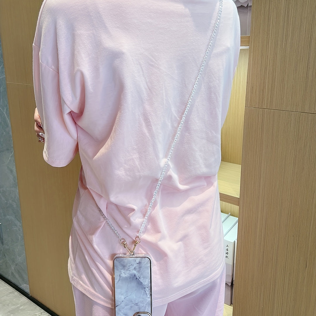 Crystal Phone Lanyard Chain – Stylish Shimmering Strap