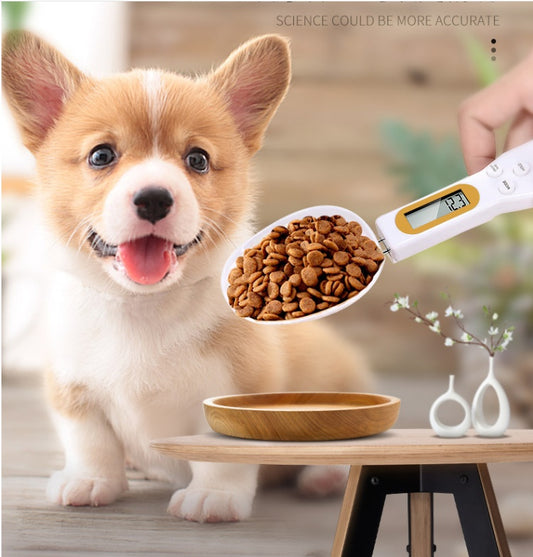 Digital Pet Food Measuring Spoon – LCD Display & 5 Units for Accurate Feeding – grooming kit