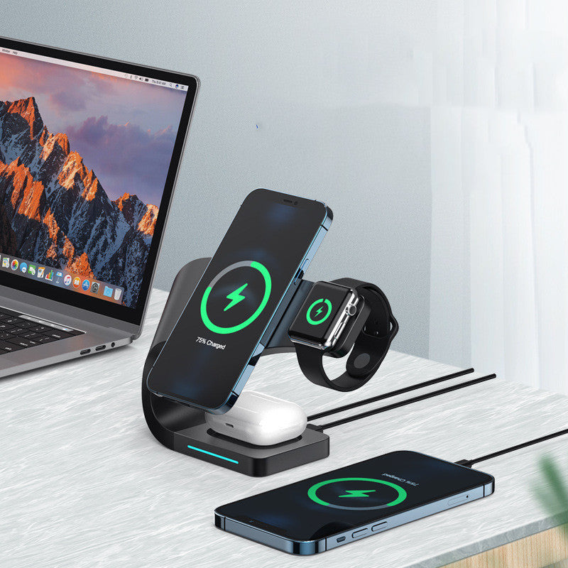 15W Fast Wireless Charger – Type-C Pad with LED & Alloy Base – car-accessory