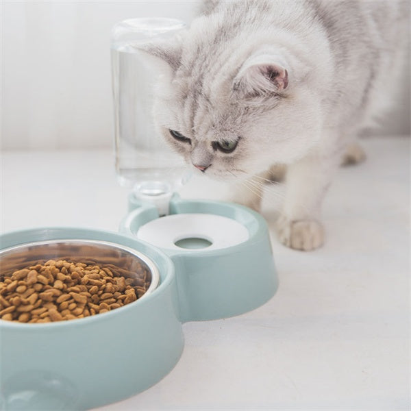 Ball-Type Automatic Pet Water Bowl – Spill-Free Stainless Steel Feeder