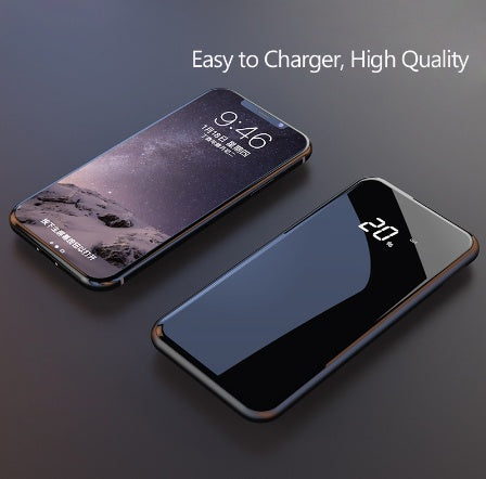 3-in-1 Wireless Power Bank with LED Display & Phone Stand – 8000mAh Portable Charger – power-bank