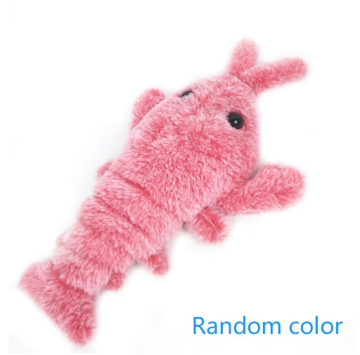 Electric Jumping Lobster Cat Toy | USB Rechargeable Plush Toy