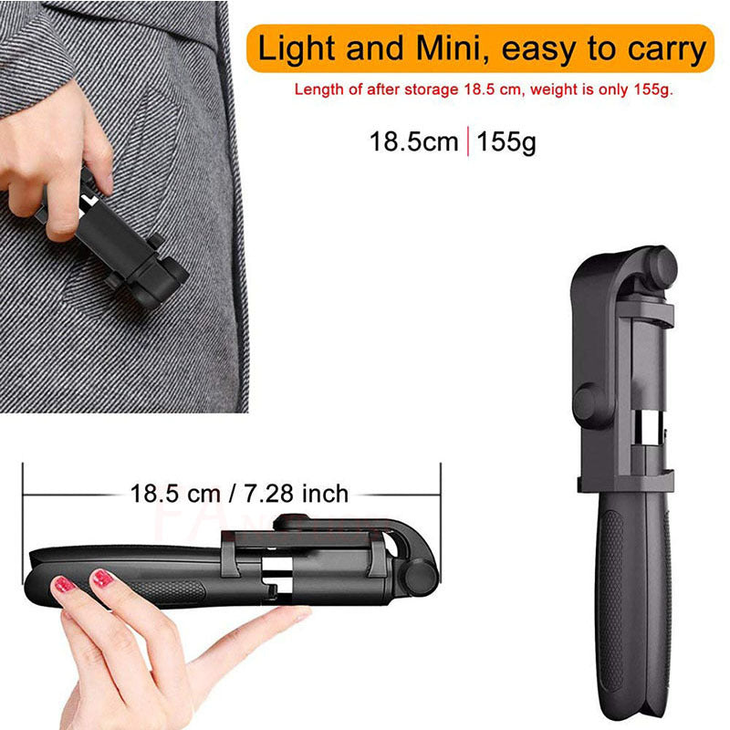 Bluetooth Selfie Stick Tripod – Universal Phone Holder for iPhone & Android - JEFF's Favorite Picks