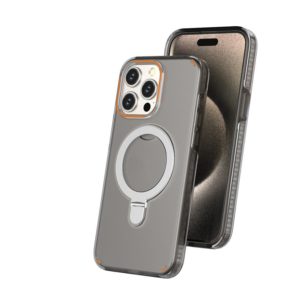 MagSafe iPhone 13 & 14 Case with Invisible Stand – Shockproof & Lens Protection