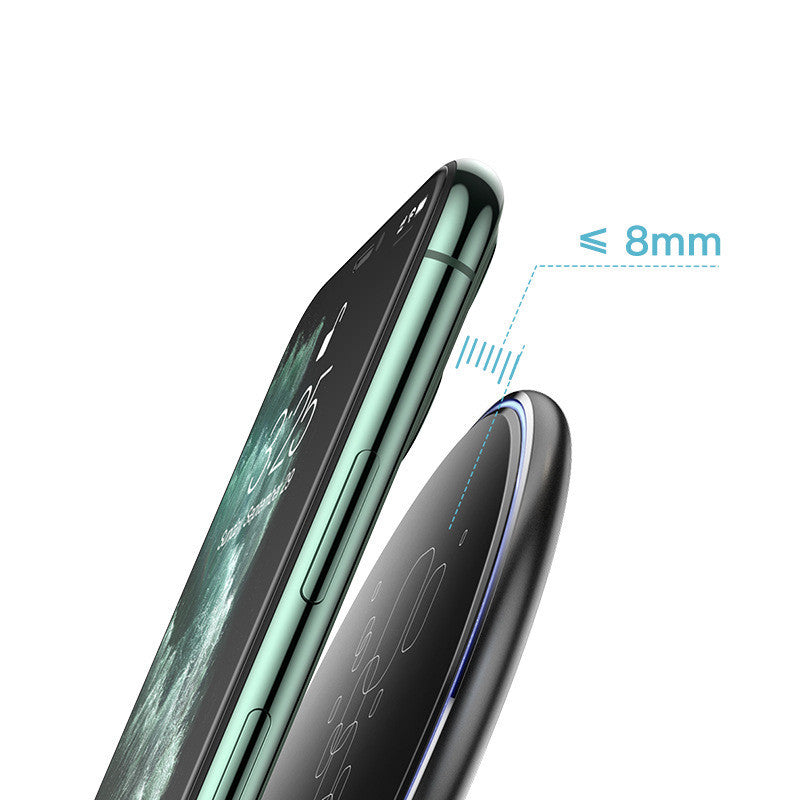 KUULAA 15W Fast Wireless Charger – USB-C | Black & White