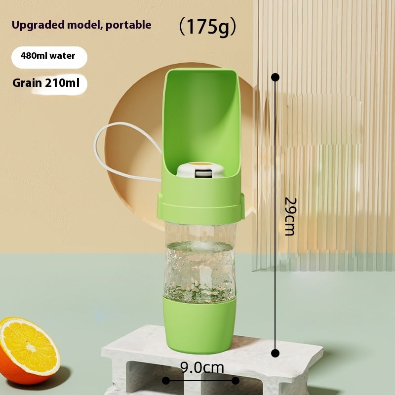 2-in-1 Pet Water & Food Bottle – Leakproof Travel Feeder for Dogs & Cats – grooming kit