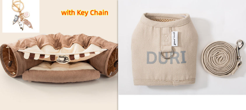 Collapsible Cat Tunnel – Durable, Washable & Fun for Cats