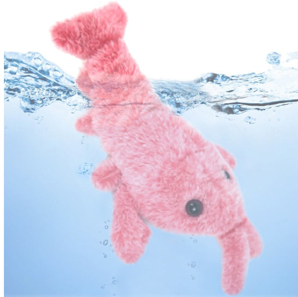 Electric Jumping Lobster Cat Toy | USB Rechargeable Plush Toy
