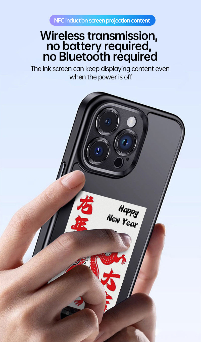 Mirror DIY iPhone Case with Magnetic Suction – TPU Protective Cover
