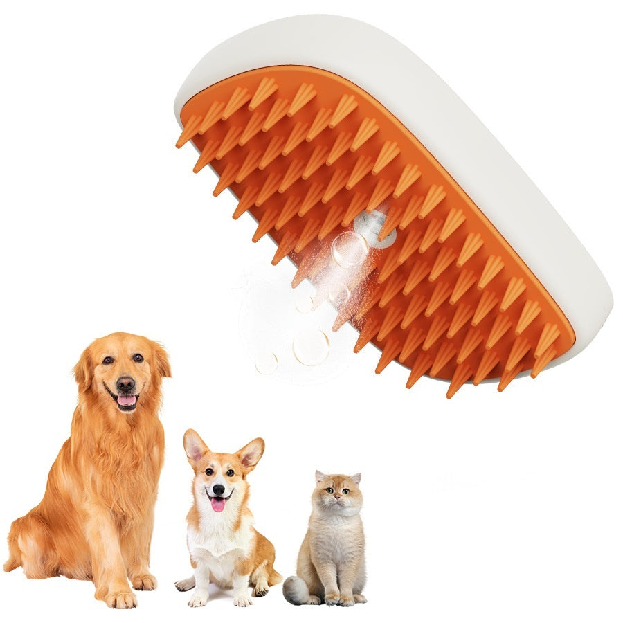 USB Steam Cat Grooming Brush – Soothing & Rechargeable Grooming Tool for Healthy Coats