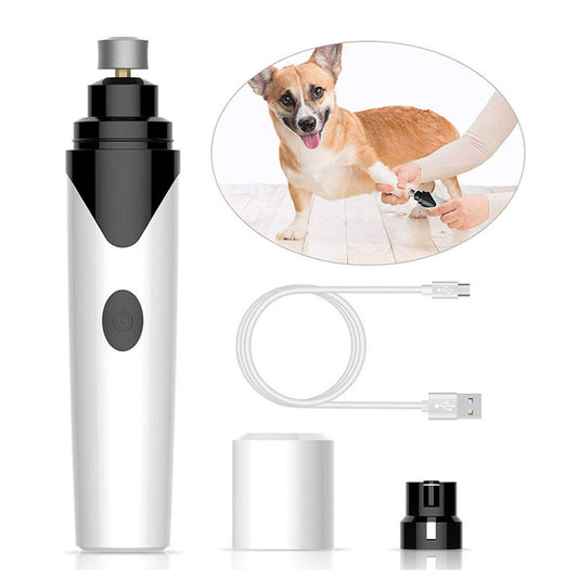 USB Pet Nail Grinder – Quiet, Safe, Rechargeable Grooming Tool for Cats & Dogs – grooming kit