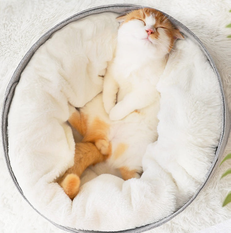 Windproof Cat House – Warm & Removable Nest for Indoor Winter Comfort