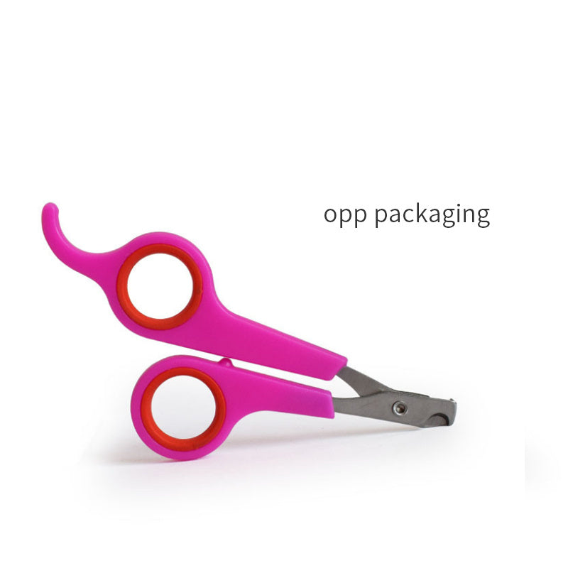 Stainless Steel Pet Grooming Scissors – Precision Nail & Fur Trimming Tool