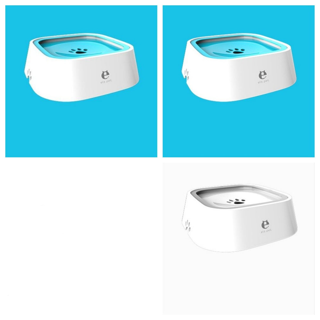 1.5L Floating Pet Water Bowl – No-Spill Slow Feeder for Cats & Dogs – grooming kit