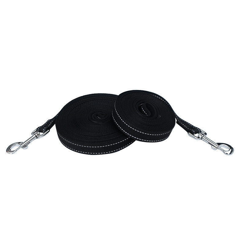 Long Distance Nylon Dog Leash – 3m to 20m Recall Training Lead with Comfort Handle